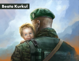Выставка Беаты Куркуль Сражающаяся Украина