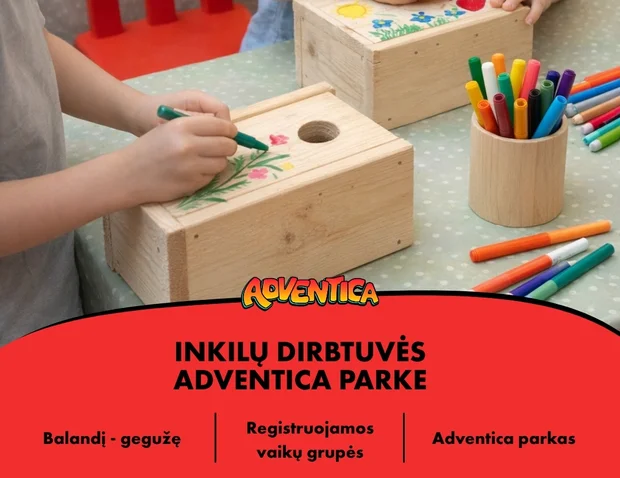 INKILŲ DIRBTUVĖS GRUPĖMS