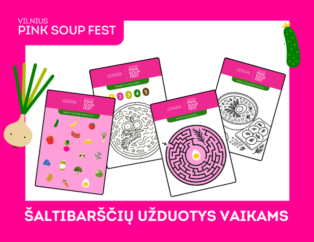 Nemokamos Vilnius Pink Soup Fest užduotys